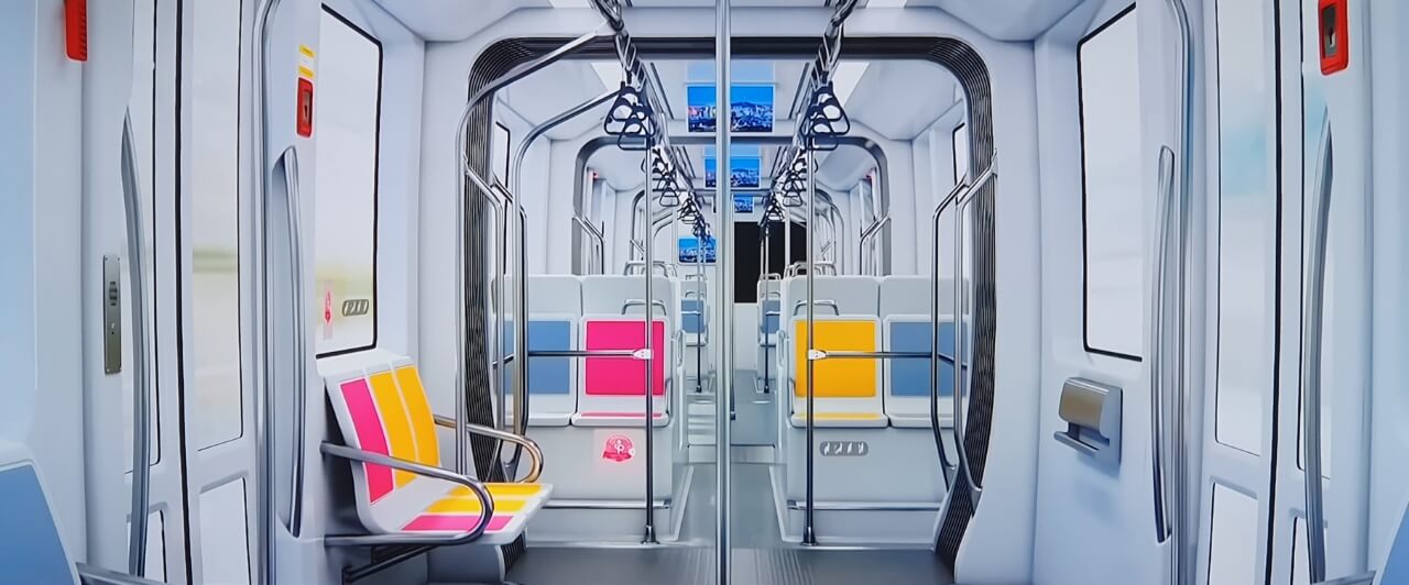 트램내부