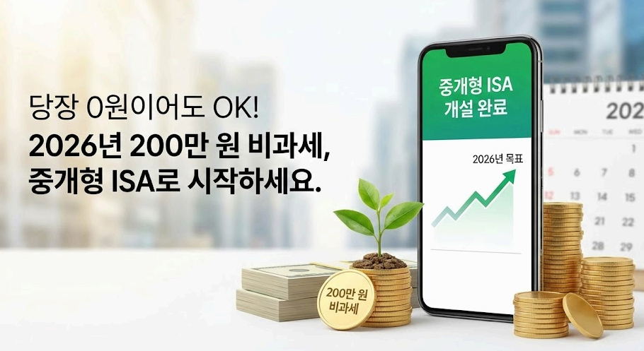 200만 원 공짜로 버는 ISA 계좌 &amp; 2026 필승 ETF