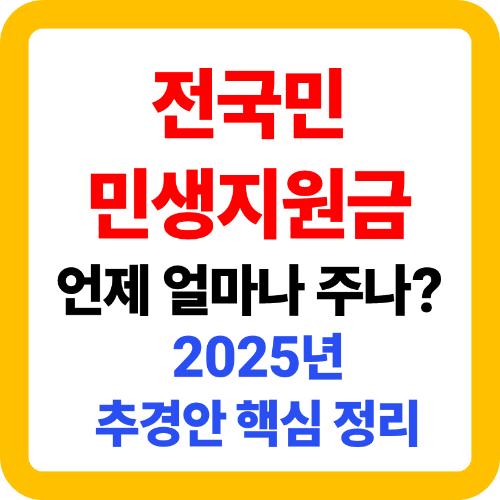 전국민 민생지원금