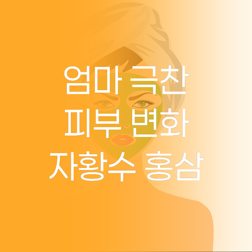 자황수 홍삼 5종 세트 리뷰 엄마가