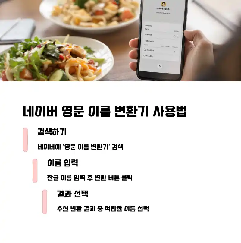 네이버 영문 이름 변환기 사용법