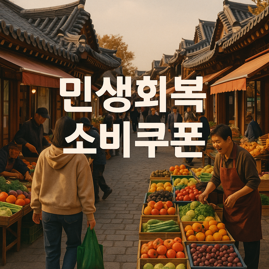 민생회복 소비쿠폰 신청 및 이용방법