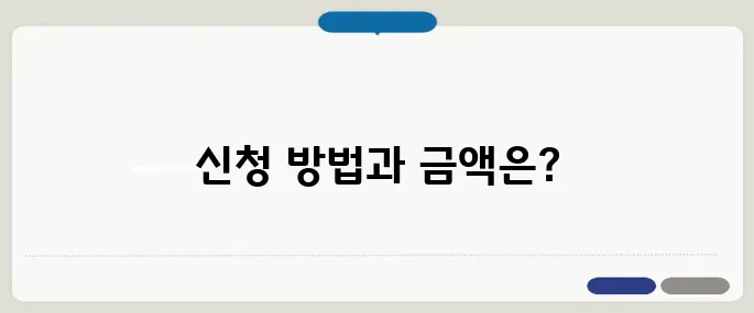 긴급복지 생계지원금 신청 조건과 지급액
