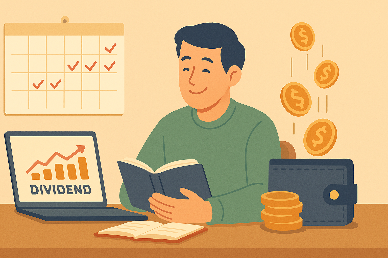 배당을 받은 투자자