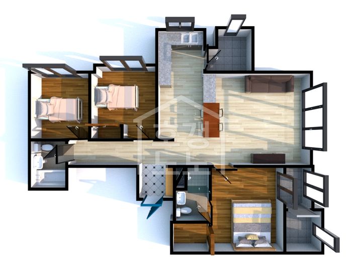 힐스테이트 e편한세상 문정 평면도