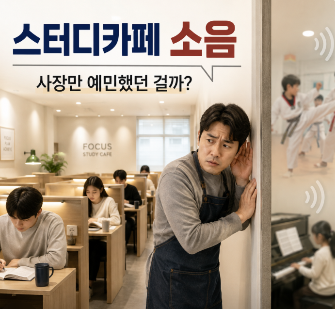무인스터디카페 소음, 사장만 예민했던 걸까?