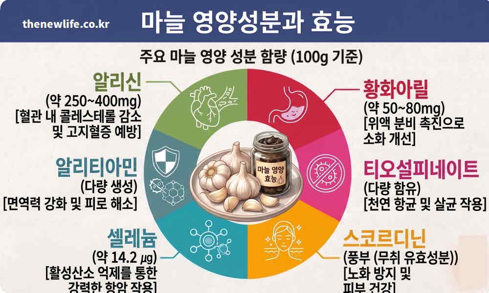 마늘 효능 영양성분