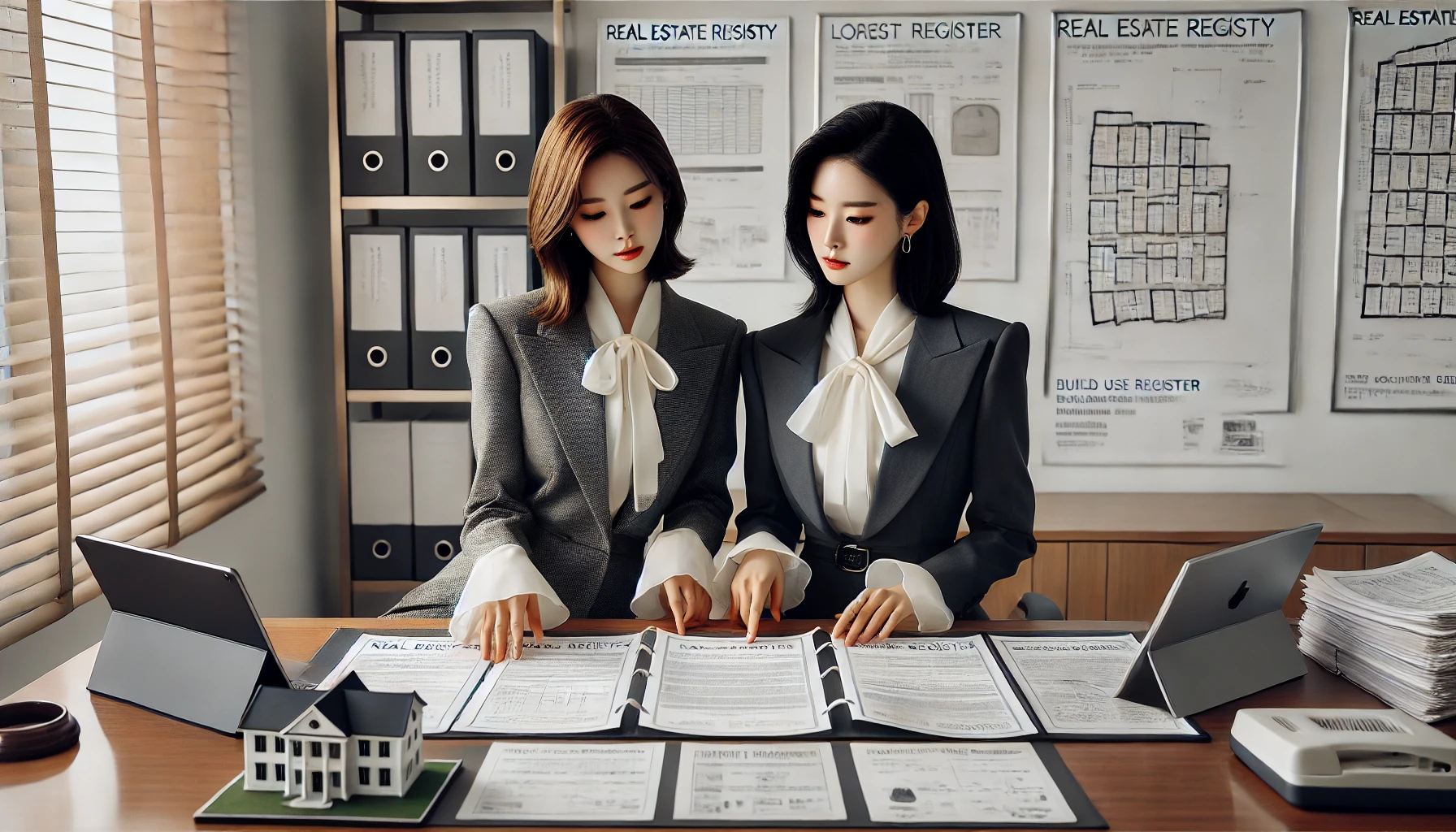 부동산등기부 등 부동산공부 확인하는 이미지