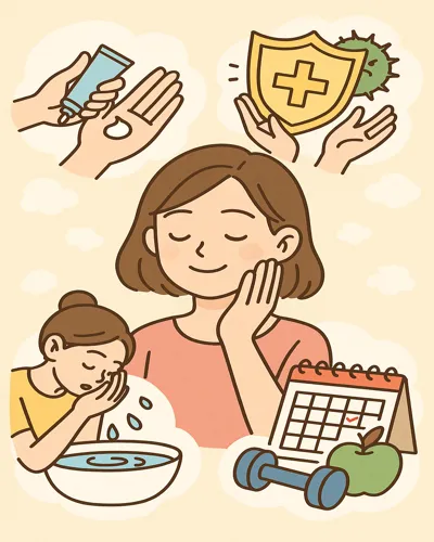 편평사마귀 치료 후 관리와 재발 방지법15