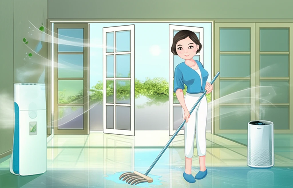 외출 후 황사 미세먼지 제거를 위한 ..