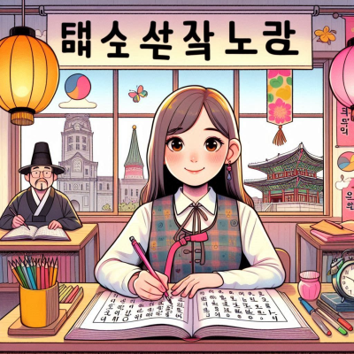 여러 학생들이 도서관에서 책을 읽고 공부하는 모습입니다.