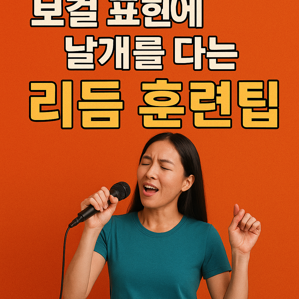 보컬 표현에 날개를 다는 리듬 훈련 팁 관련 사진