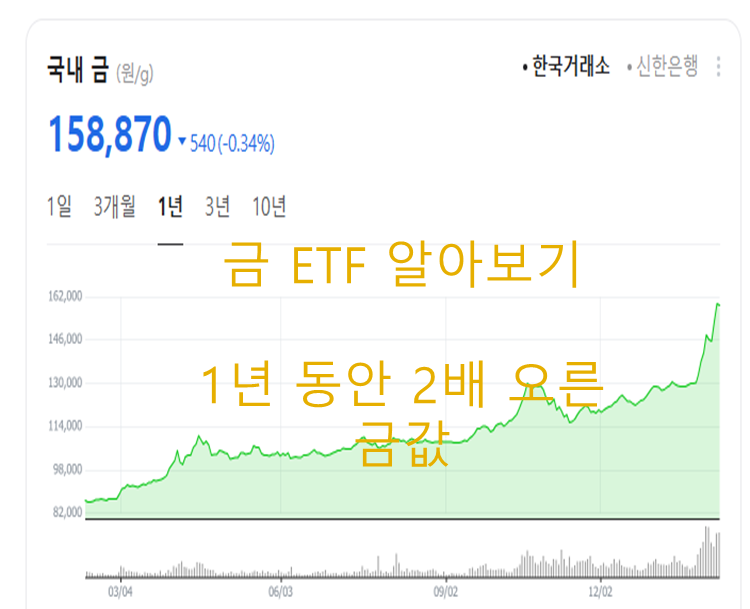 금 ETF 알아보기