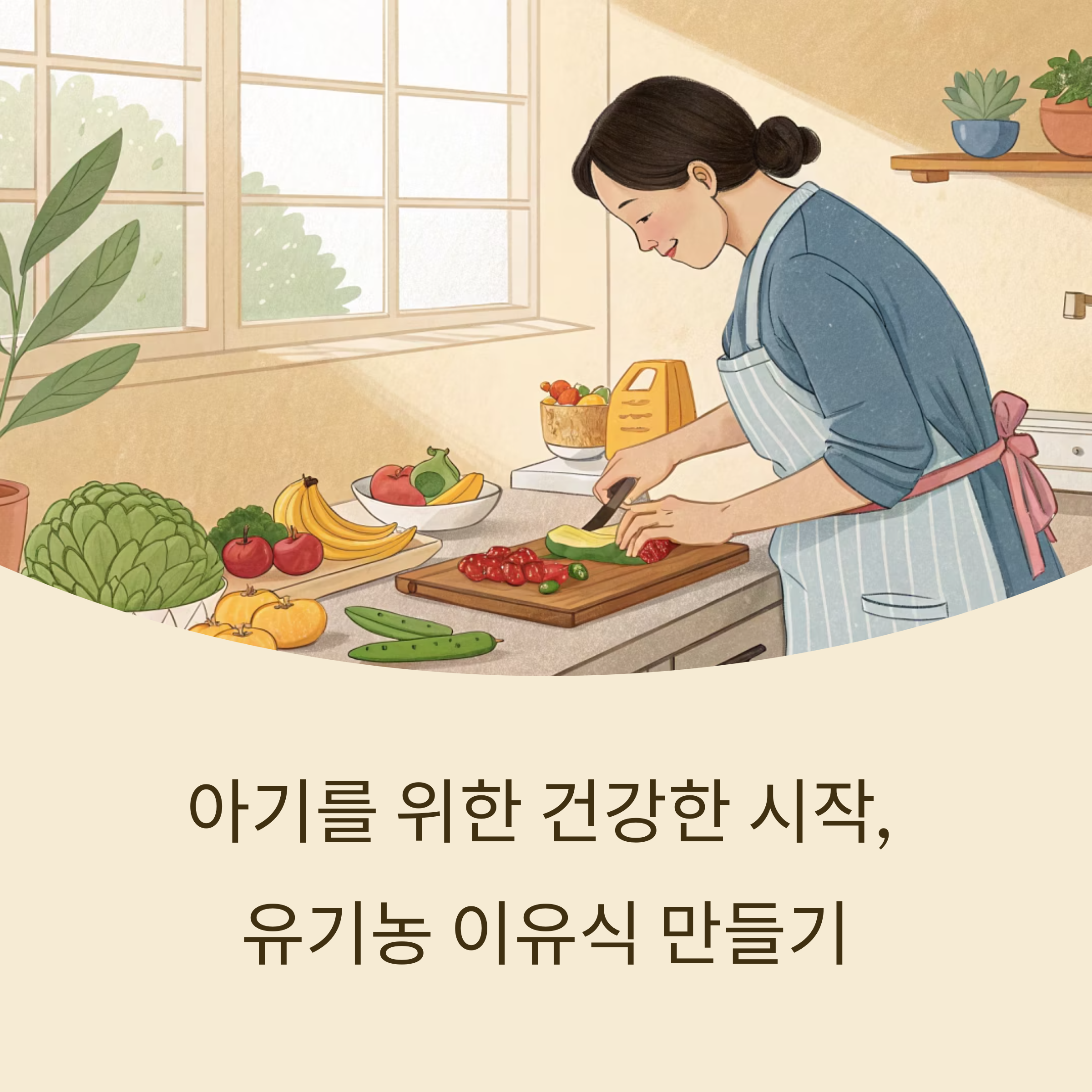 아기를 위한 건강한 시작, 유기농 이유식 만들기