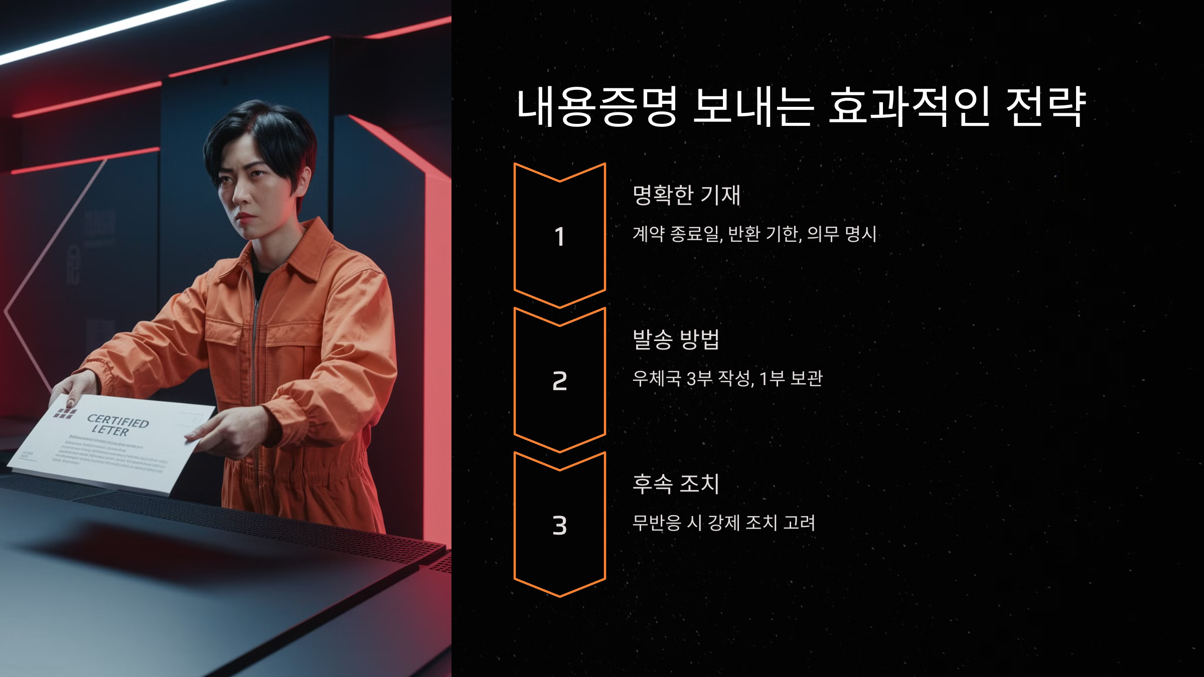 내용증명 보내는 효과적인 전략