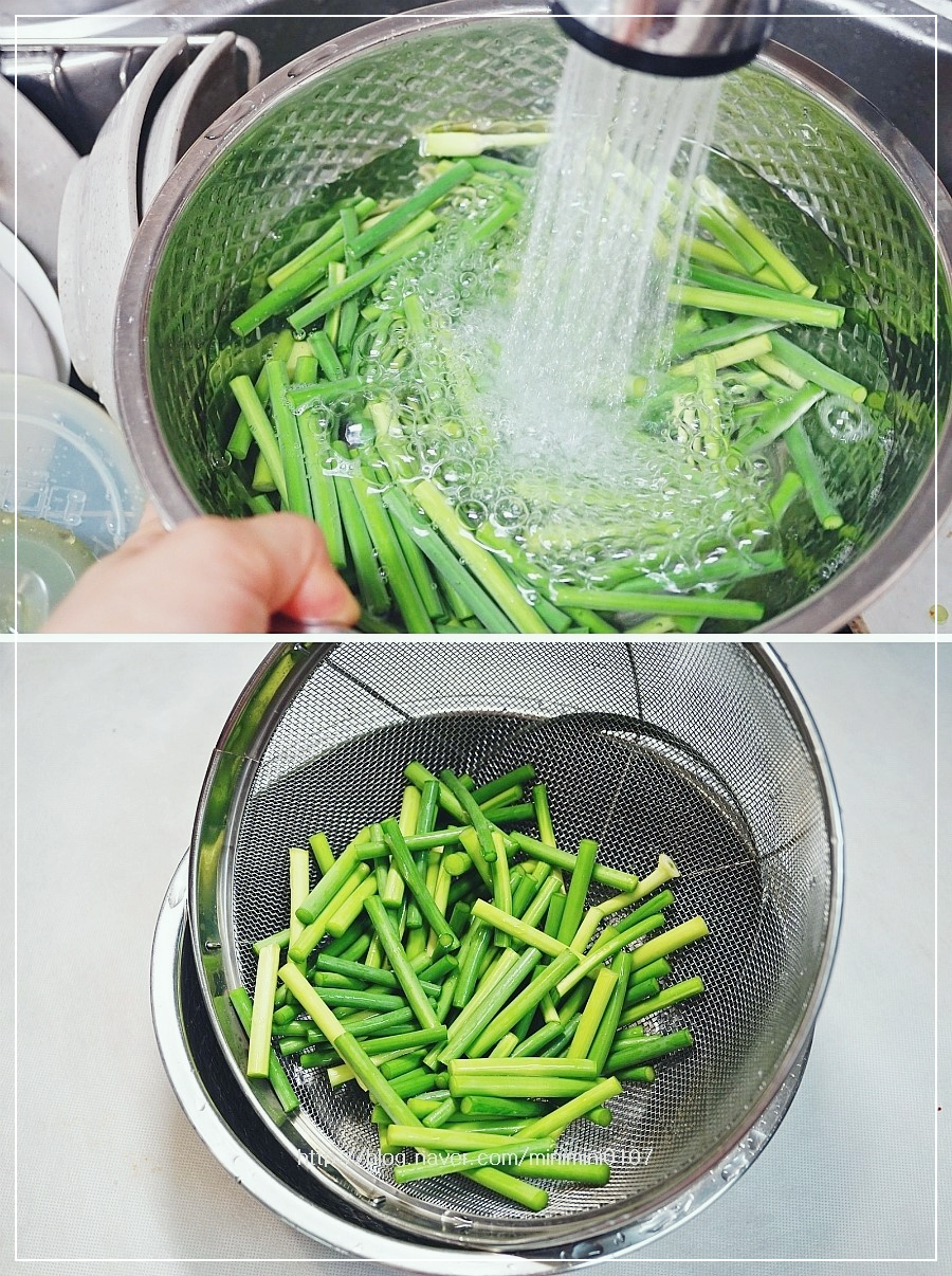 마늘쫑볶음-황금레시피