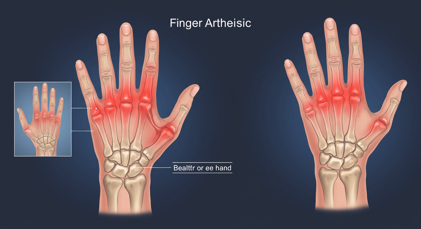손가락 관절염 초기 증상과 치료