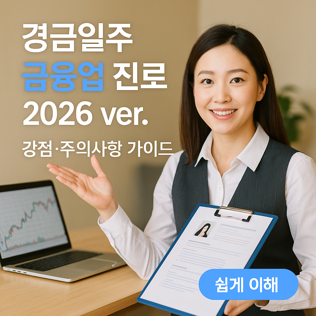 경금일주 금융업 진로 2026 ver. ｜ 강점&middot;주의사항 가이드