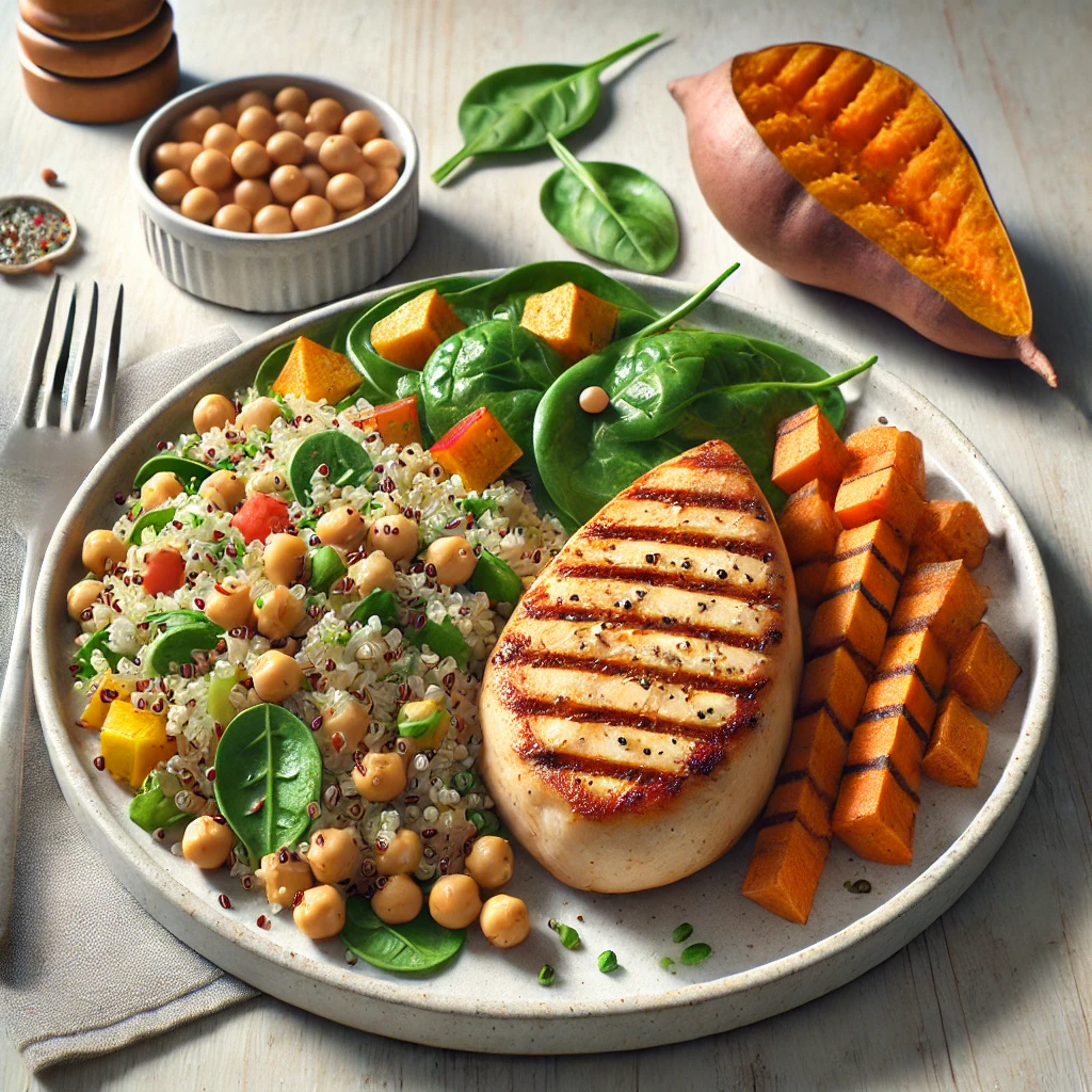 건강한 혈당 관리를 위한 당뇨 식단 추천 퀴아노 샐러드 점심