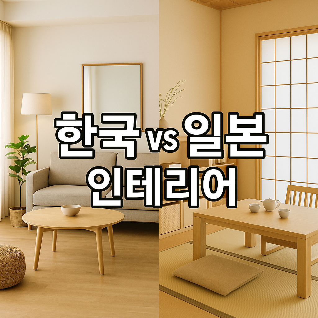 일본vs한국 인테리어 관련사진