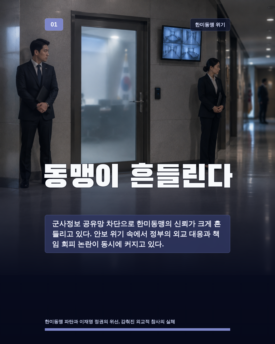동맹이 흔들린다