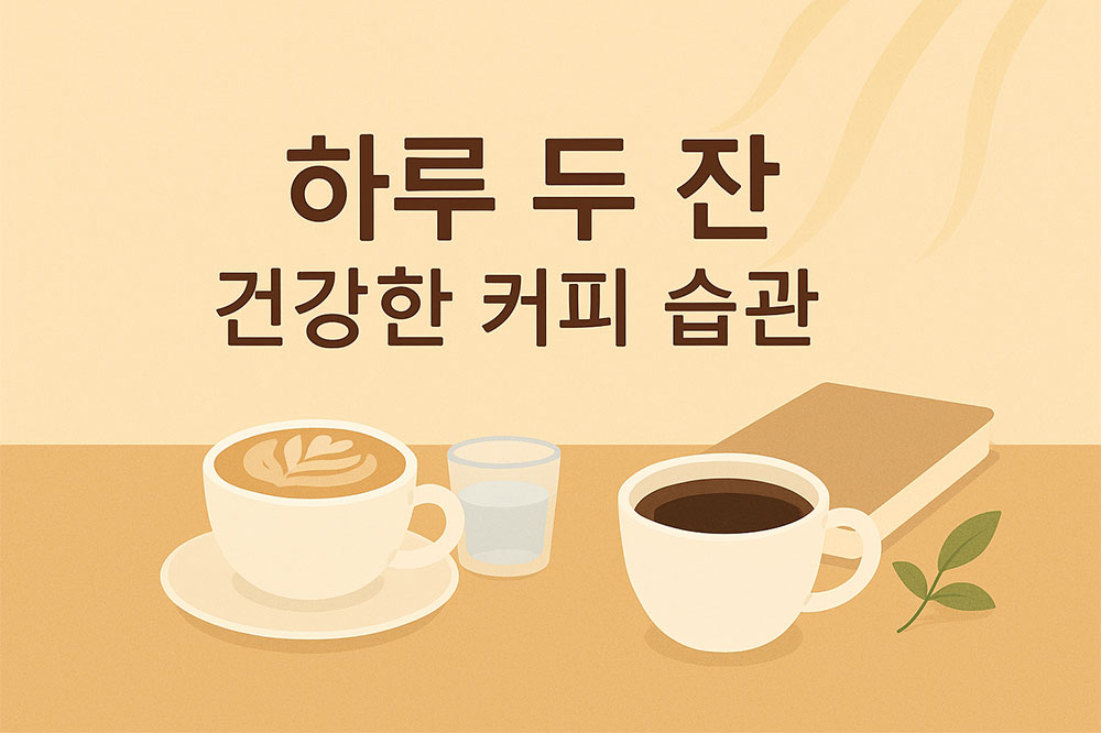 AI가 만들어준 하루 두잔 건강한 커피 습관