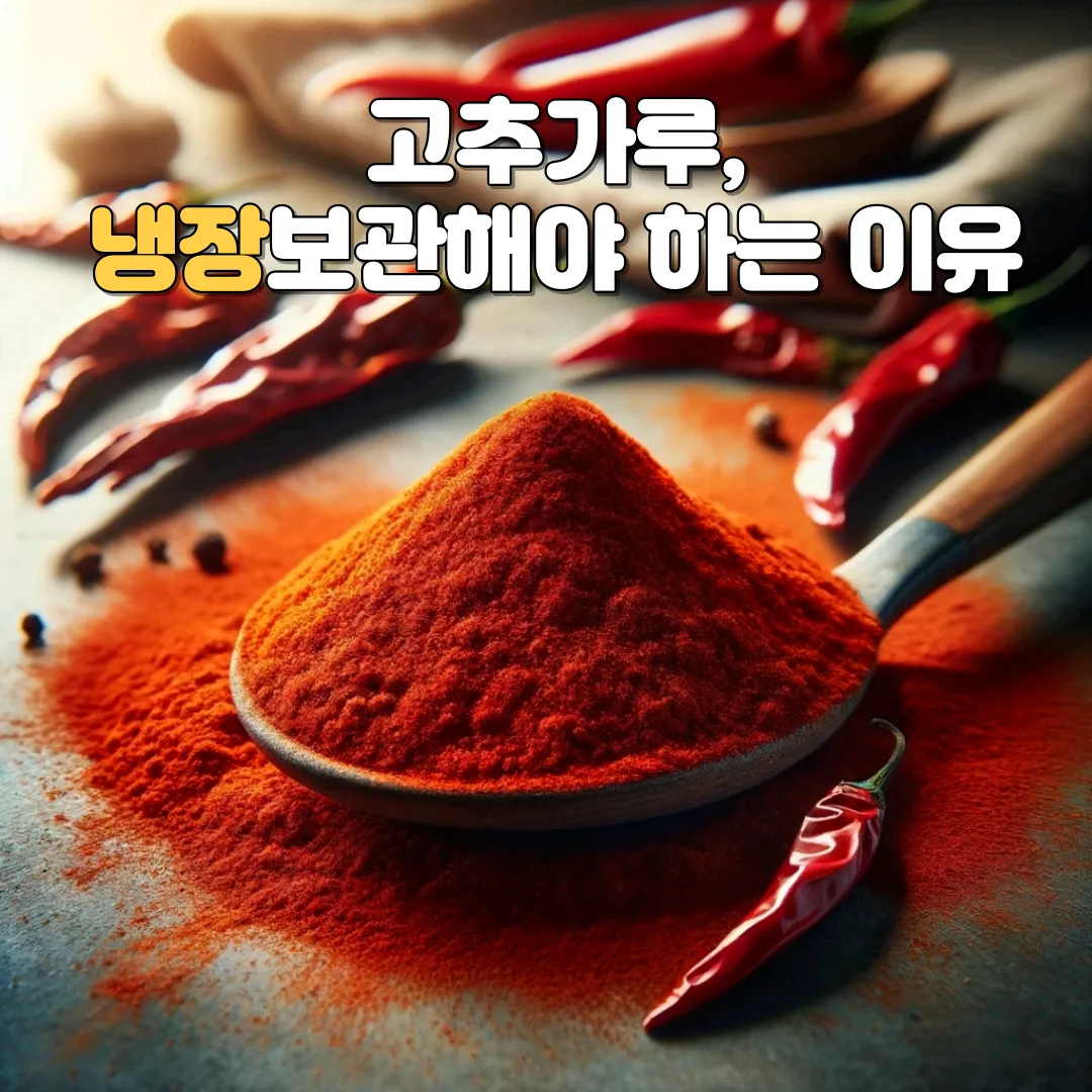 고추가루 보관방법