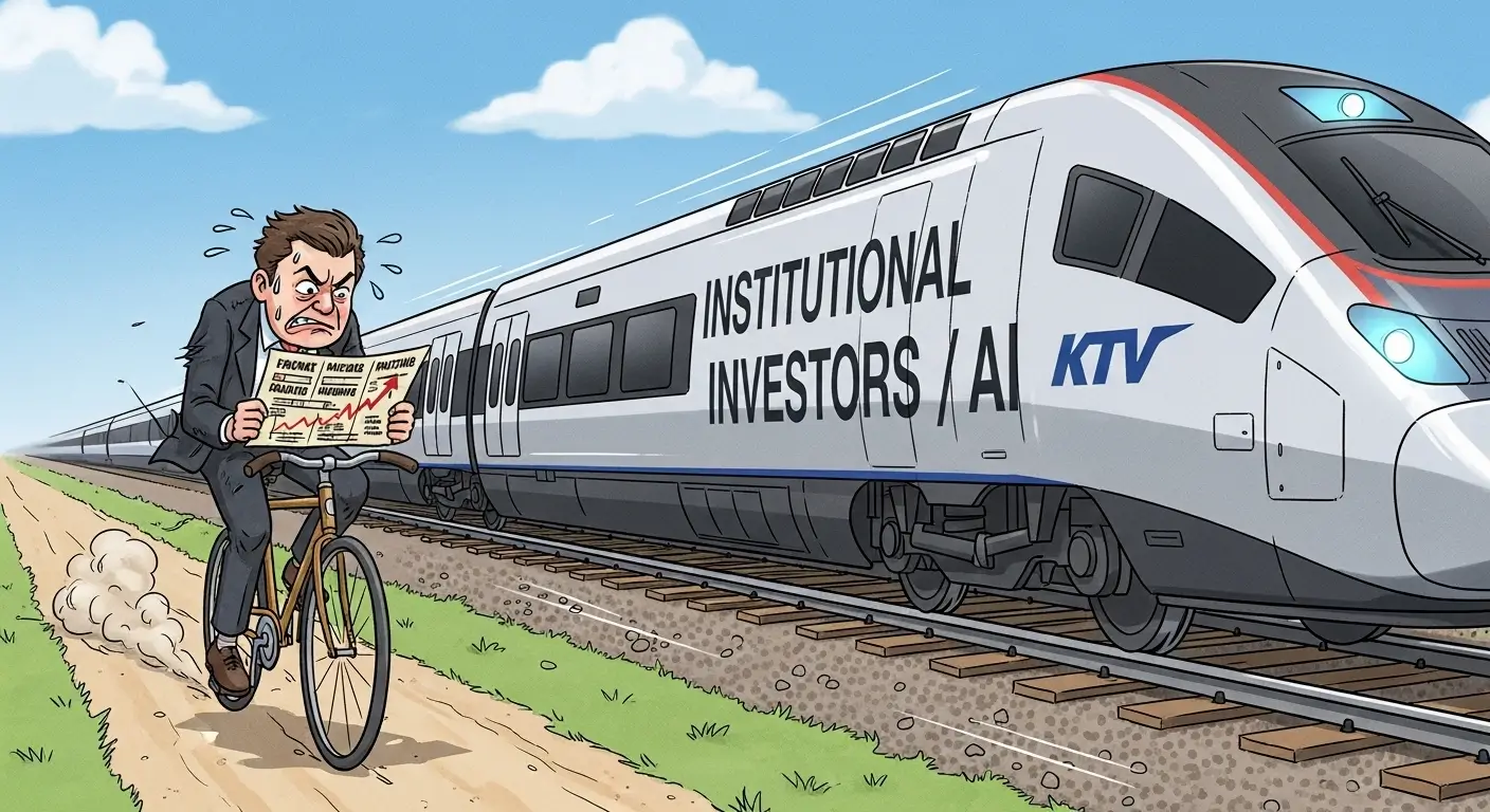 개인 투자자가 기술적 분석으로 기관과 AI를 이기기 어려운 현실