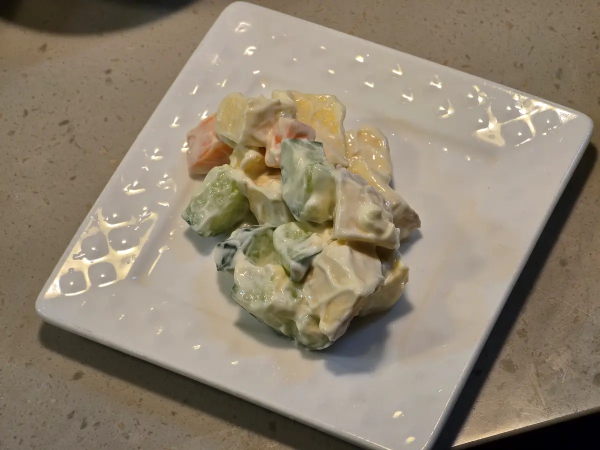 즐거운 술상 11번째 코스 음식: 사라다