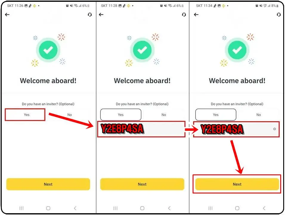 바이낸스 레퍼럴 코드 확인