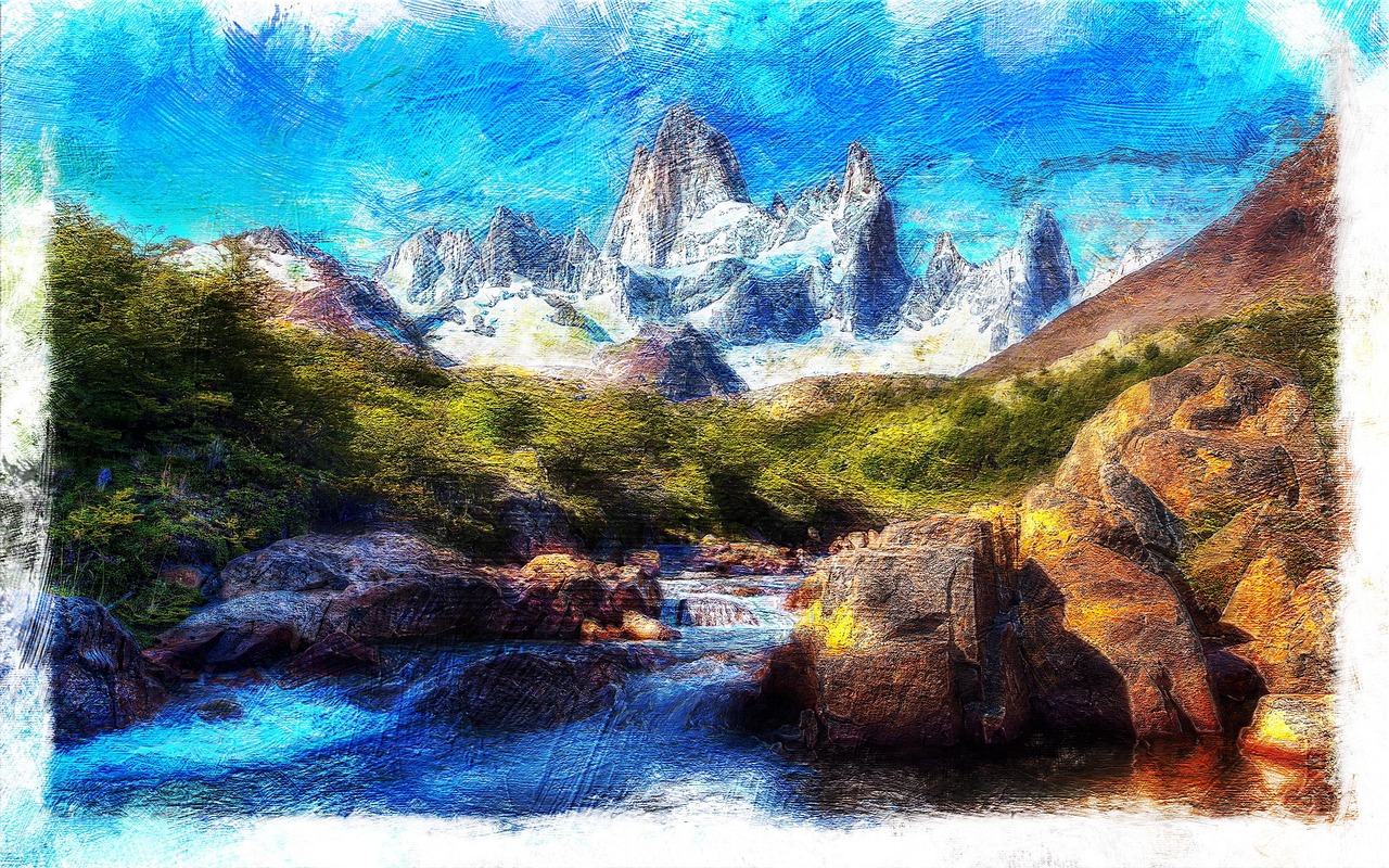 칠레 예술그림 사진