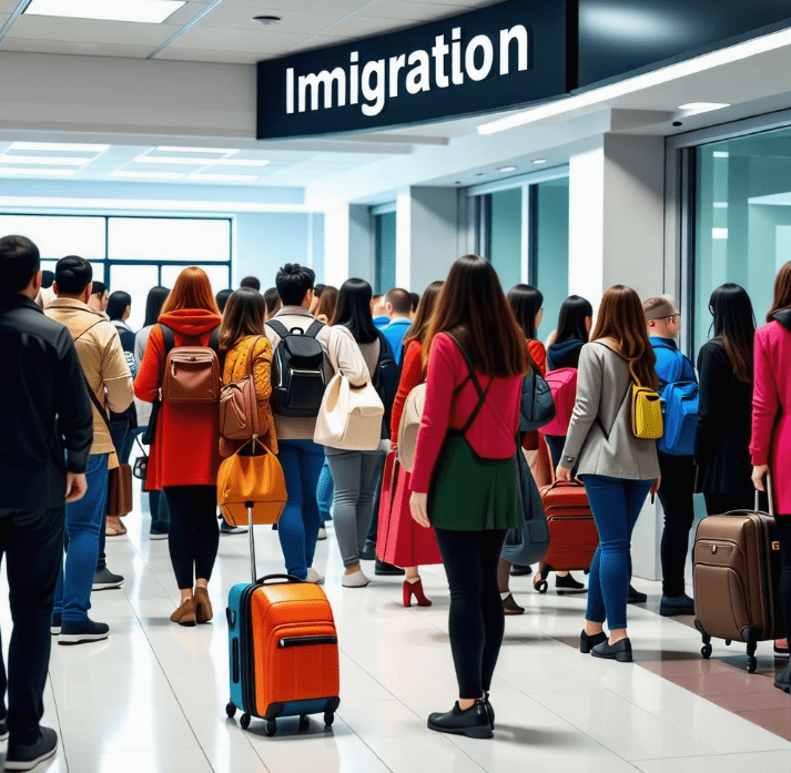 미국이민자공항