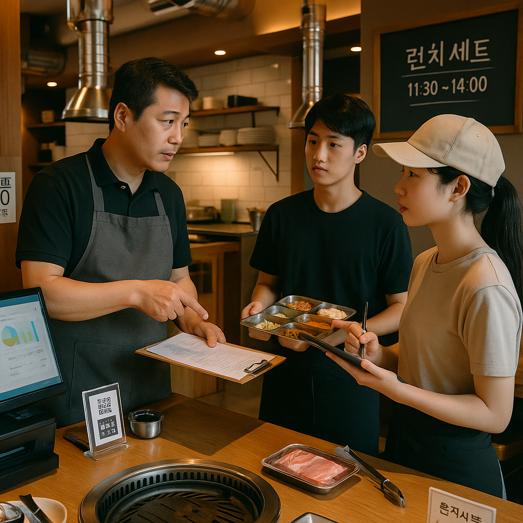 고기집 초보 사장님 매장관리법