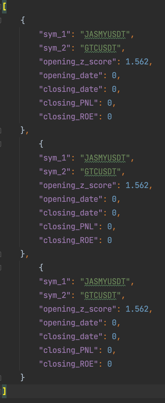 바이낸스, 업비트 아비트라지 봇 빌딩하기 - 현재 거래 중 정보 목록을 파일로 실시간 관리하기(json 파일)