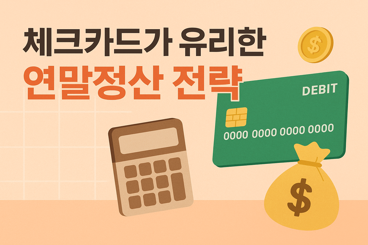 체크카드가 유리한 연말정산 카드공제 전략 🧾