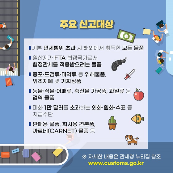 여행자 휴대품 신고서 - 면세