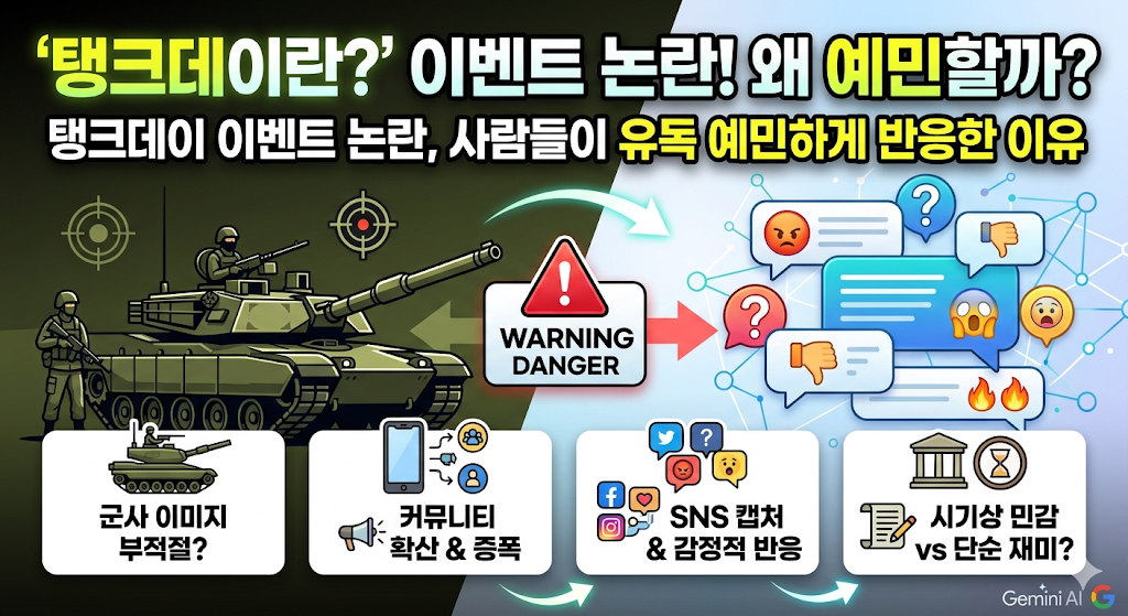 탱크데이란? 탱크데이 이벤트 논란, 사람들이 유독 예민하게 반응한 이유