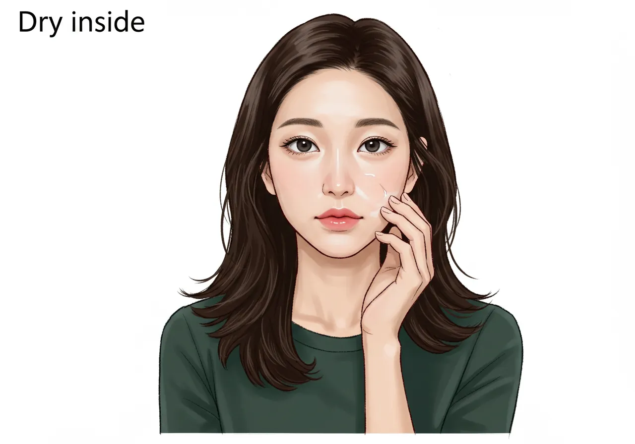 속건조 잡는 스킨케어 순서
