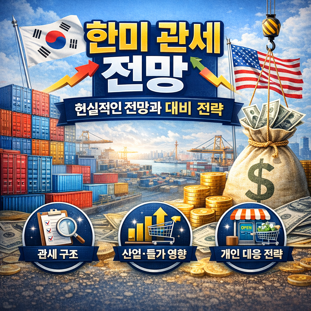 한미 관세 전망, 2026년을 바라보는 현실적인 시선