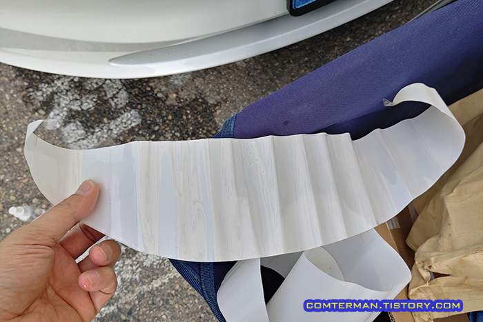 알리익스프레스 PPF 필름 불량