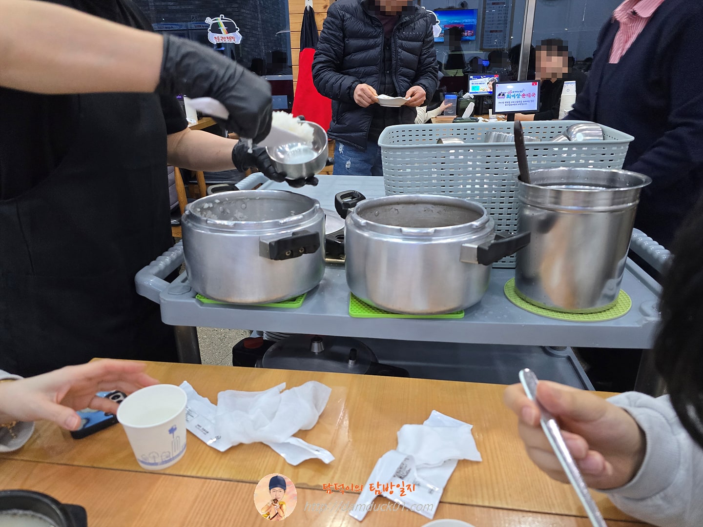 압력솥밥