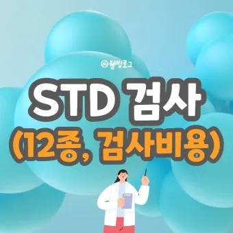 std 12종 검사 완벽 총정리종류 비용 등으로 검사항목_26