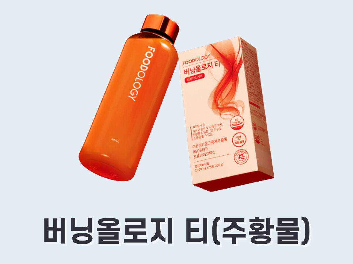 버닝올로지 티 (주황물 다이어트)