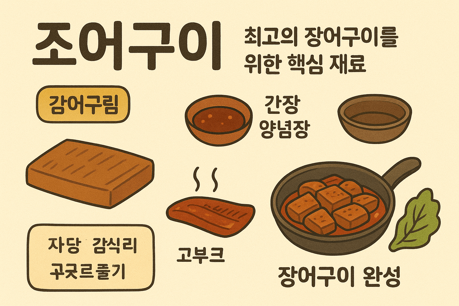 장어구이, 영양 가득한 집밥 레시피