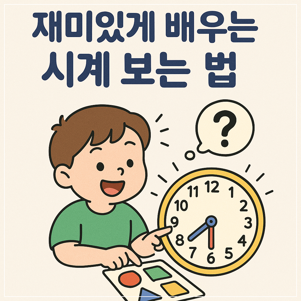 재미있게 배우는 시계 보는 법