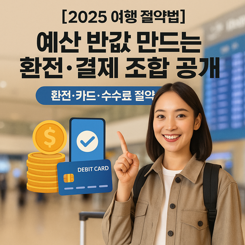 [2025 여행 절약법] 예산 반값 만드는 환전&middot;결제 조합 공개
