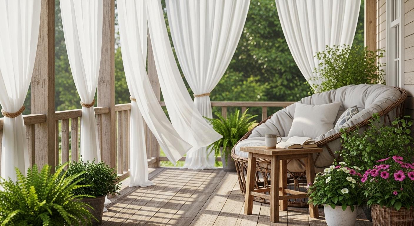 가림막 커튼 현관