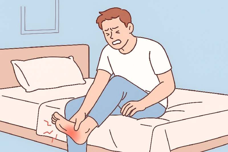 아침에 발뒤꿈치나 발바닥이 아프다면, 지금 바로 해야 할 스트레칭