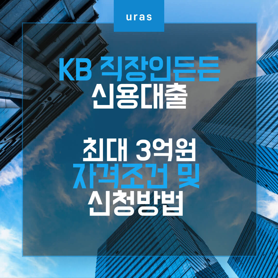 KB 직장인든든 신용대출 썸네일
