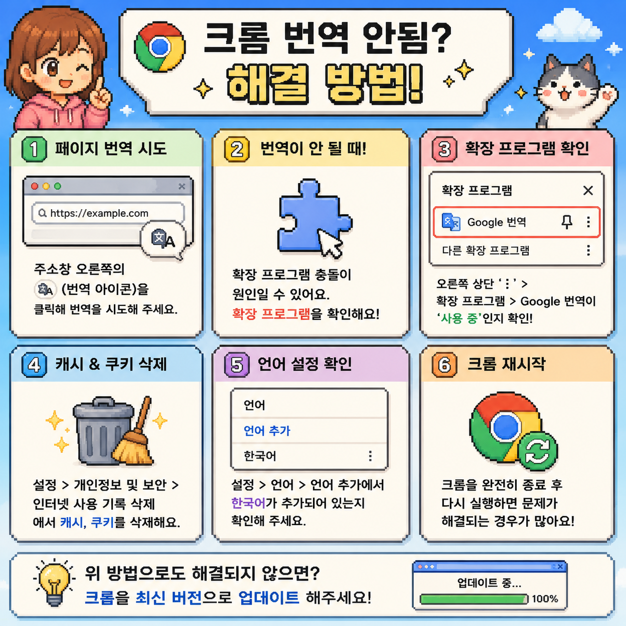 크롬번역안됨
